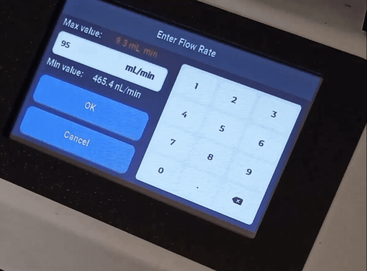 Şırınga pompası sınır denetlemesi